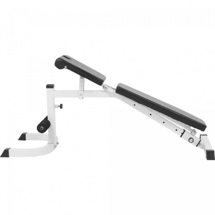 Bancă înclinată reglabilă Scott Alb/Negru - Gorilla Sports Ro