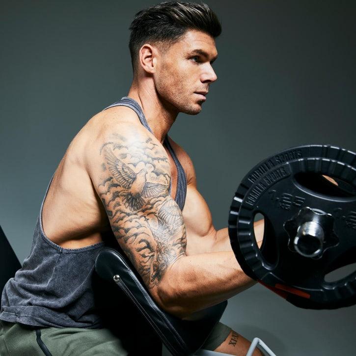 Bancă înclinată reglabilă Scott Alb/Negru - Gorilla Sports Ro