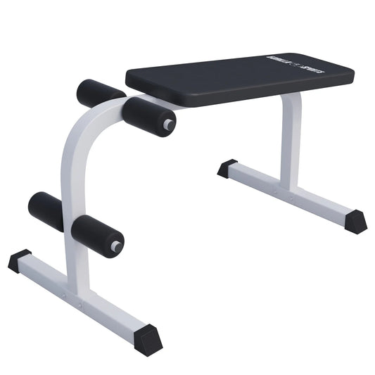 Bancă pentru abdomene, Alb/Negru, Gorilla Sports