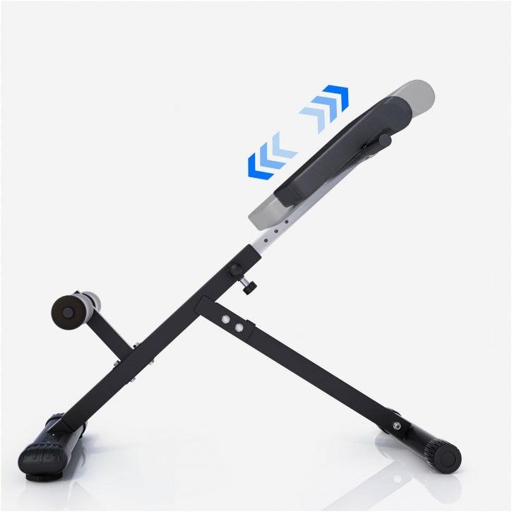 Bancă hiperextensii pliabilă - Gorilla Sports Ro