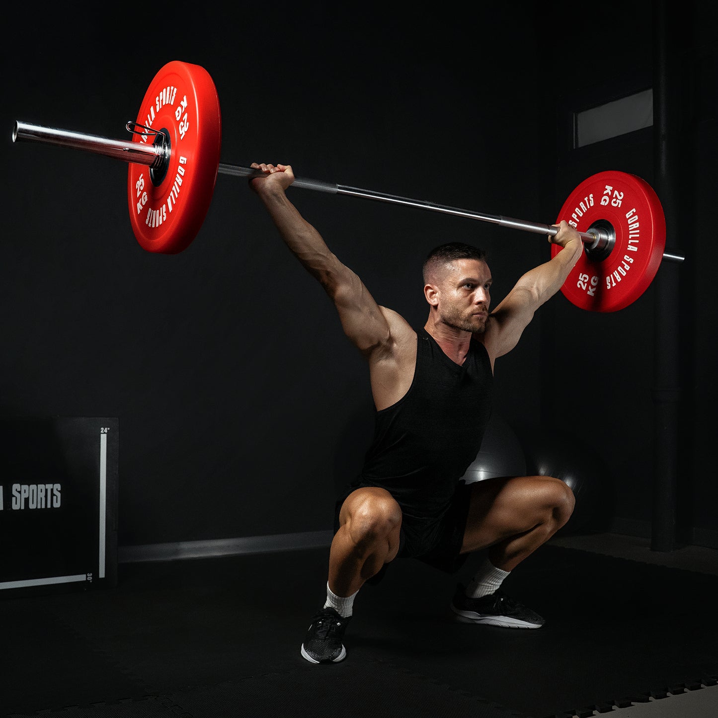 Bară de piept olimpica, 220 cm, 20kg,  50/51 mm, cu cleme