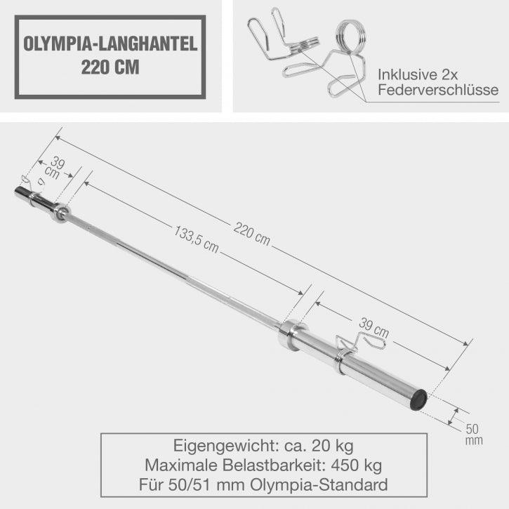 Rack pentru genuflexiuni incluzând set de haltere olimpice profesionale de 140 kg