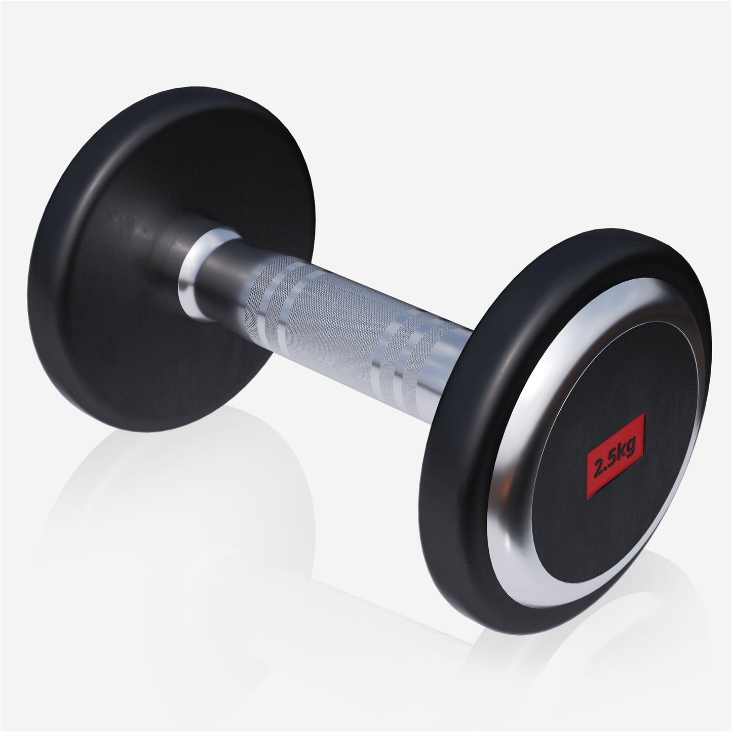 Halteră cu cauciuc PRO 2,5 - 50 kg