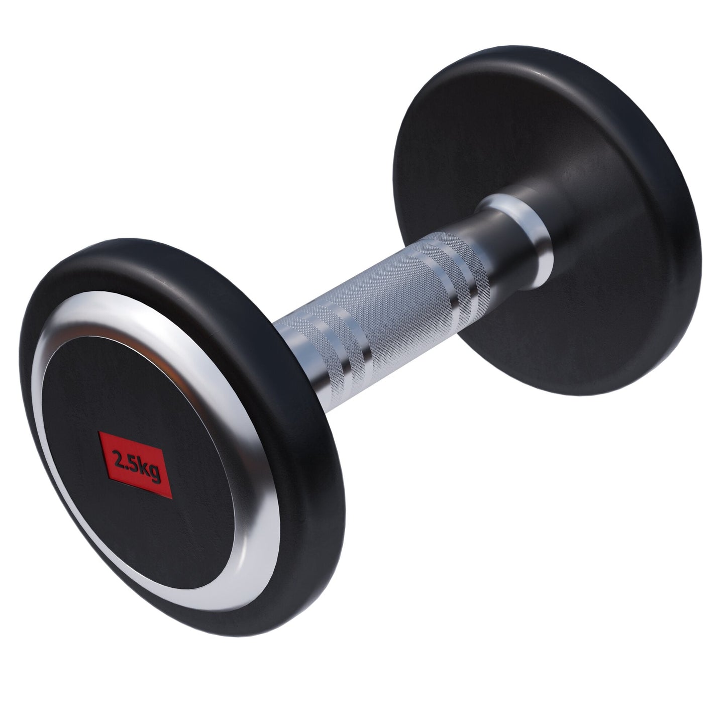 Halteră cu cauciuc PRO 2,5 - 50 kg