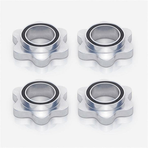 Set de 2 gantere 30/31 mm cromat de 42 cm cu piulite - Gorilla Sports Ro