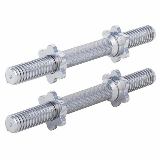 Set de 2 gantere de 42 cm cu închizători în formă de stea