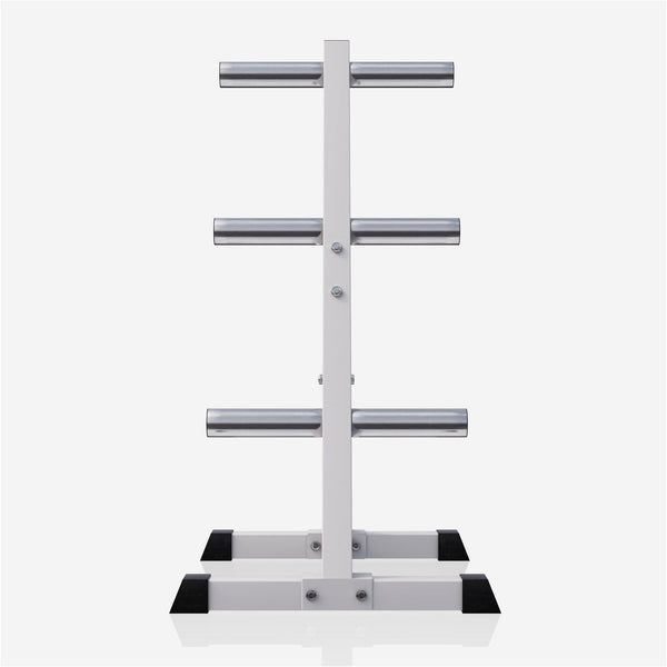 Suport discuri olimpice alb/negru - Gorilla Sports Ro