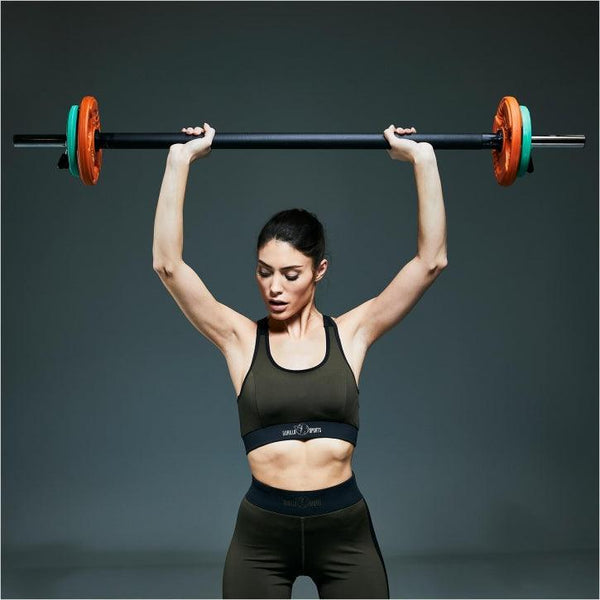 Set body pump cu discuri din fier cauciucat - Gorilla Sports Ro