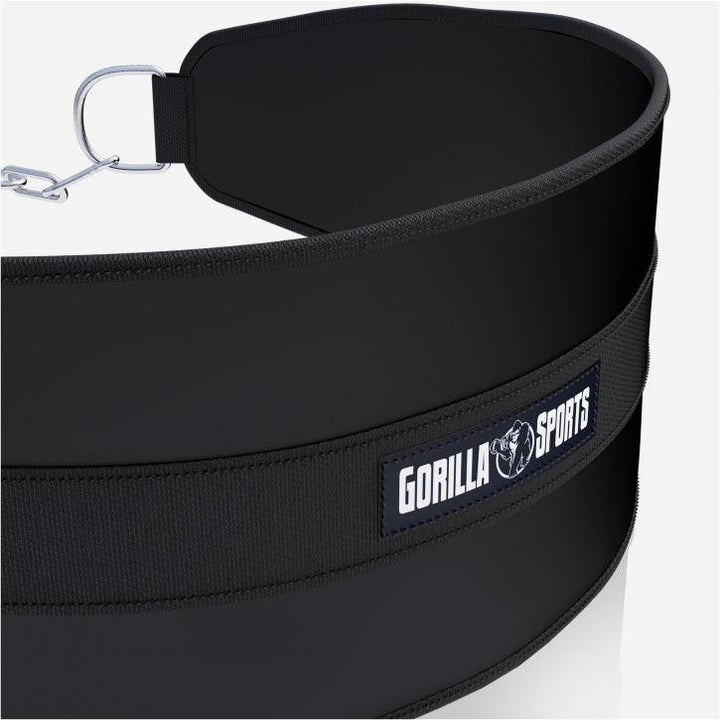 Curea din nailon neagră - Gorilla Sports Ro