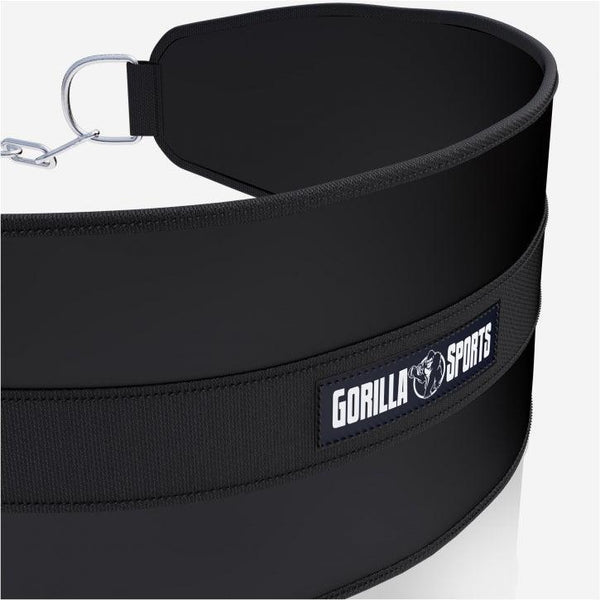 Curea din nailon neagră - Gorilla Sports Ro