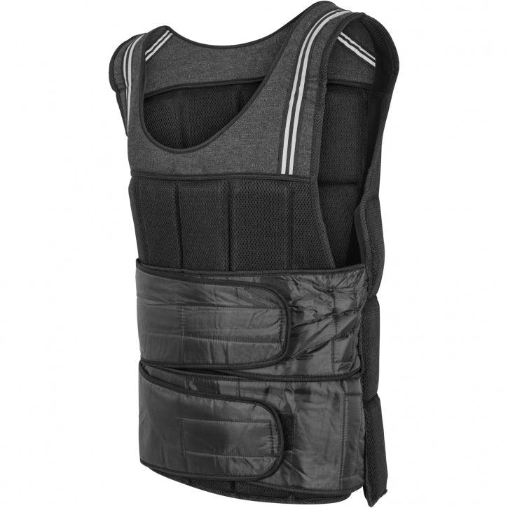 Vestă cu greutăți cu închidere cu velcro și reflectoare 10 - 18 kg
