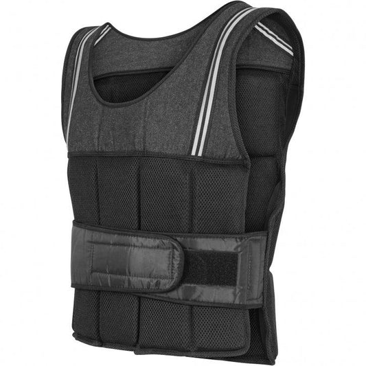 Vestă cu greutăți cu închidere cu velcro și reflectoare 10 - 18 kg
