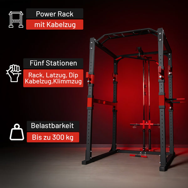 Rack de forță cu cablu de tracțiune