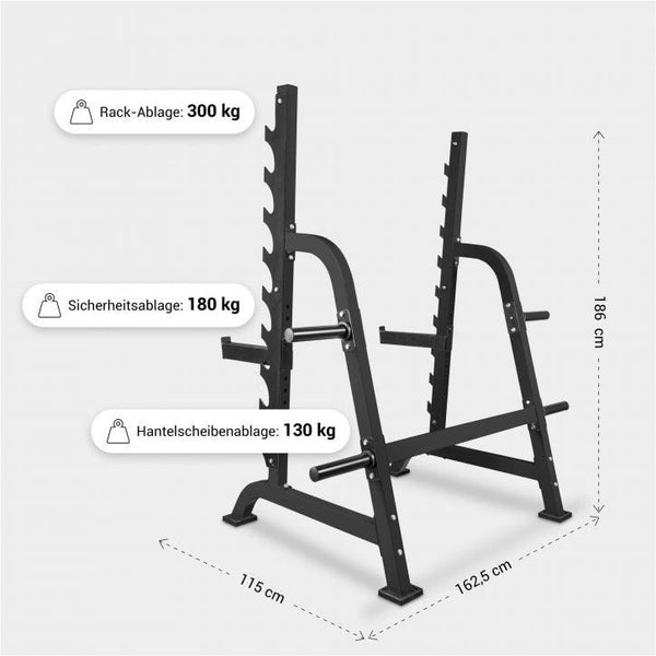 Power squat rack - Gorilla Sports Ro