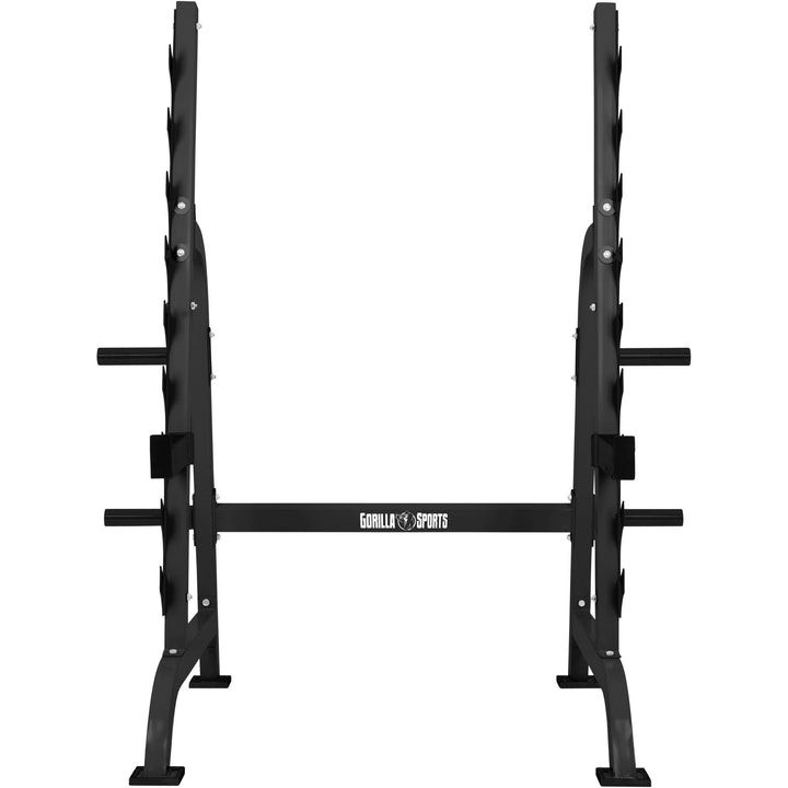 Rack pentru genuflexiuni, inclusiv suporturi de siguranță