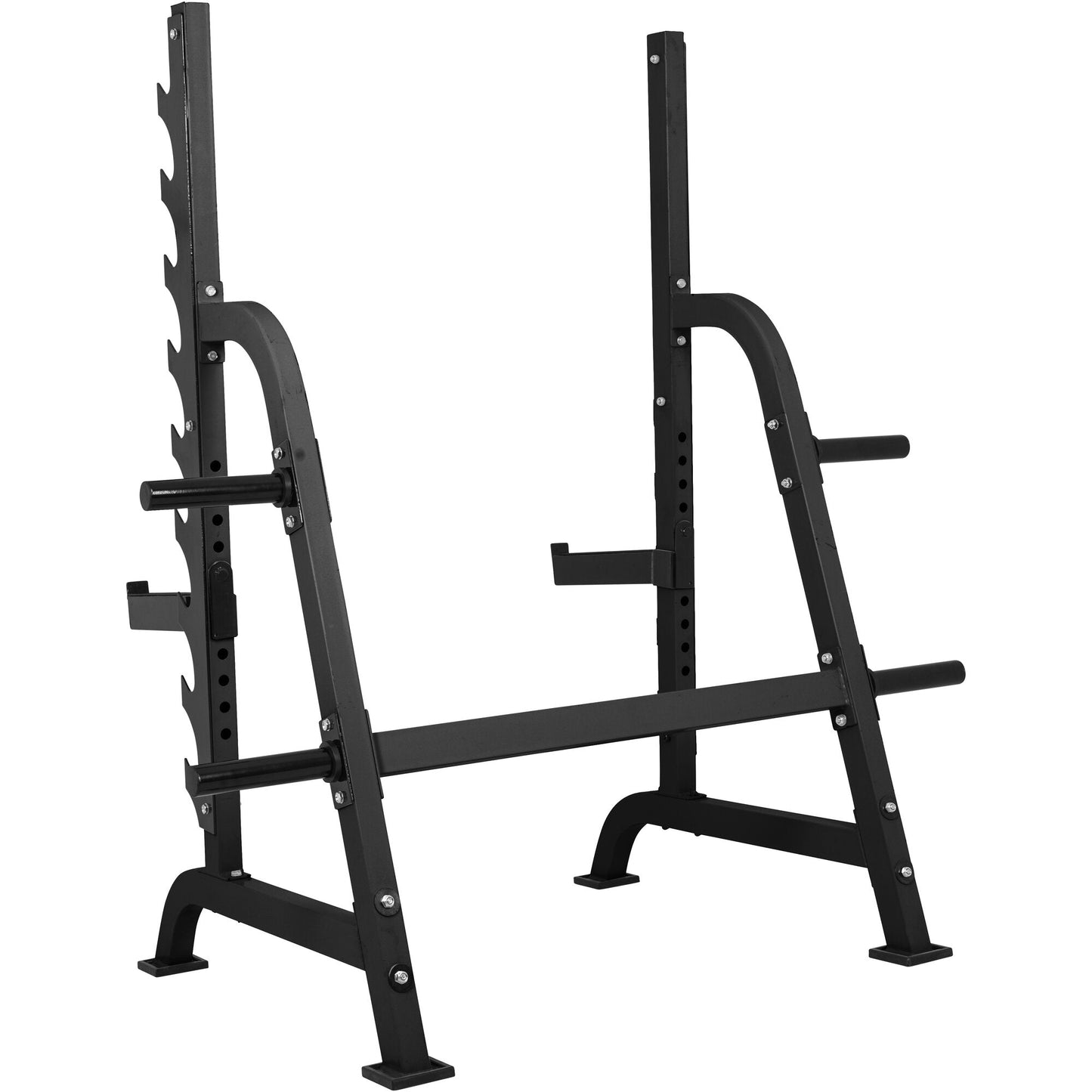 Rack pentru genuflexiuni, inclusiv suporturi de siguranță