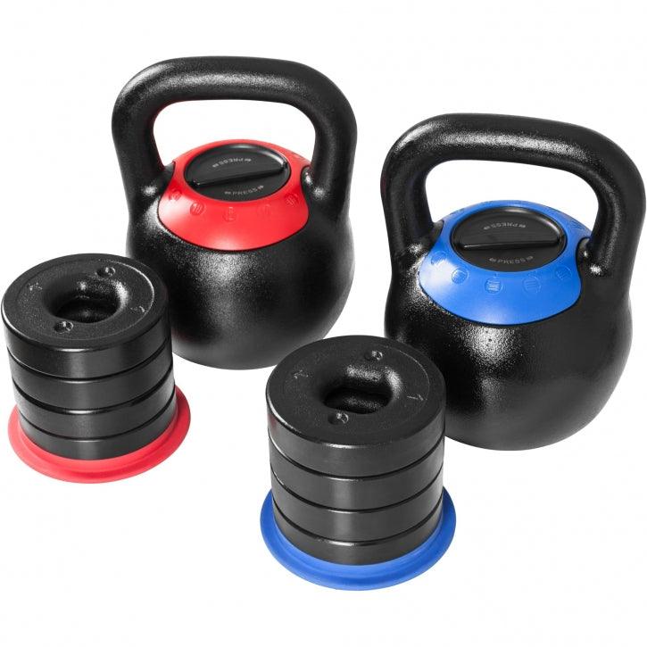 Kettlebell reglabil 8 kg - 16 kg sau 16 kg - 24 kg - Gorilla Sports Ro