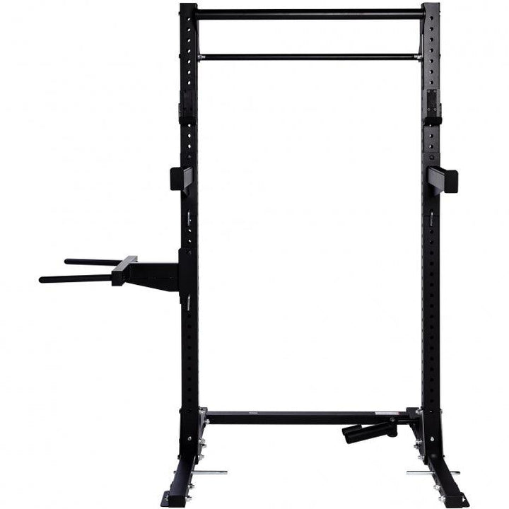 Rack multifuncțional pentru genuflexiuni, negru