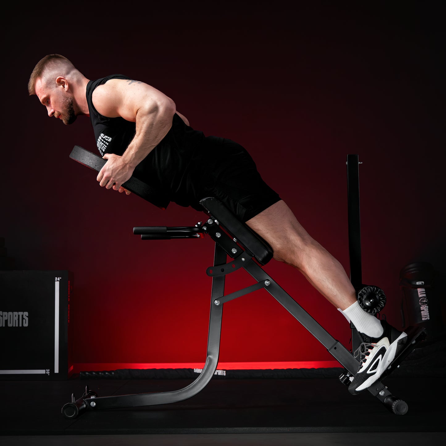 Glute Ham Raise aparat de extensie a spatelui reglabil