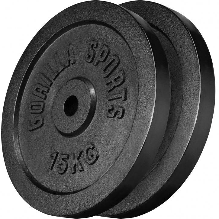 Discuri de halteră din fontă 0,5 - 30 kg
