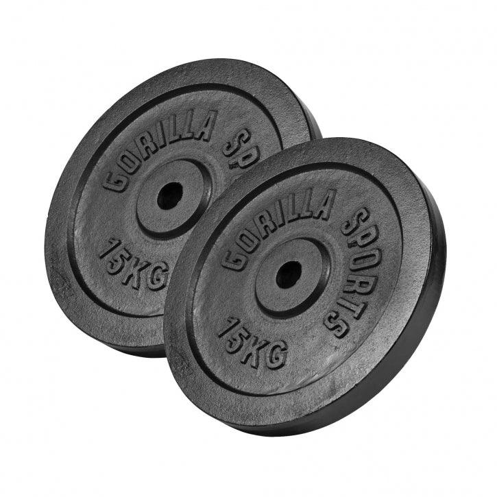 Discuri de halteră din fontă 0,5 - 30 kg
