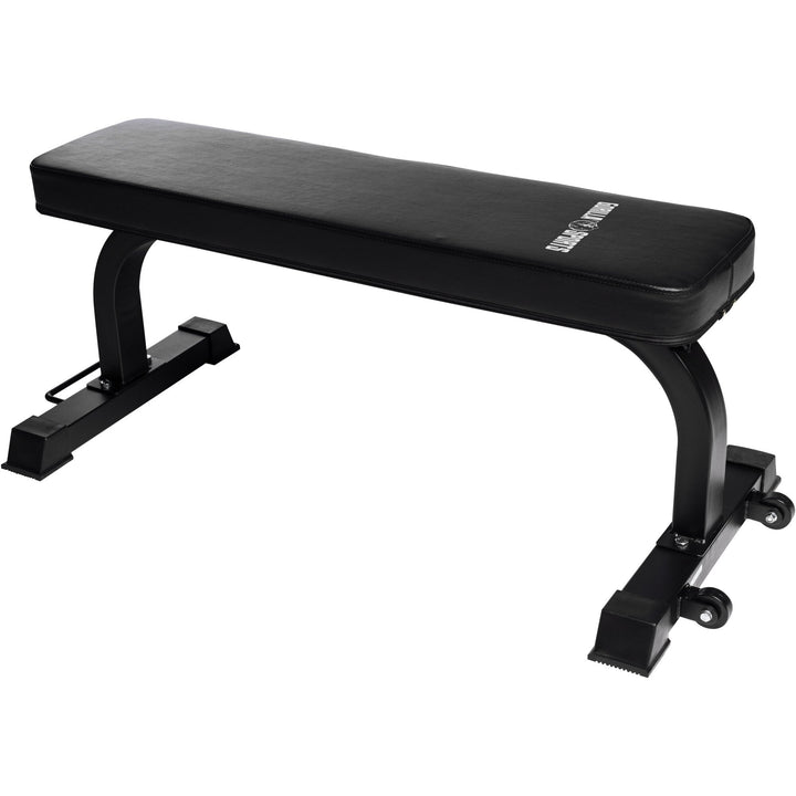 Bancă plată neagră - Gorilla Sports Ro