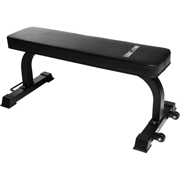 Bancă plată neagră - Gorilla Sports Ro