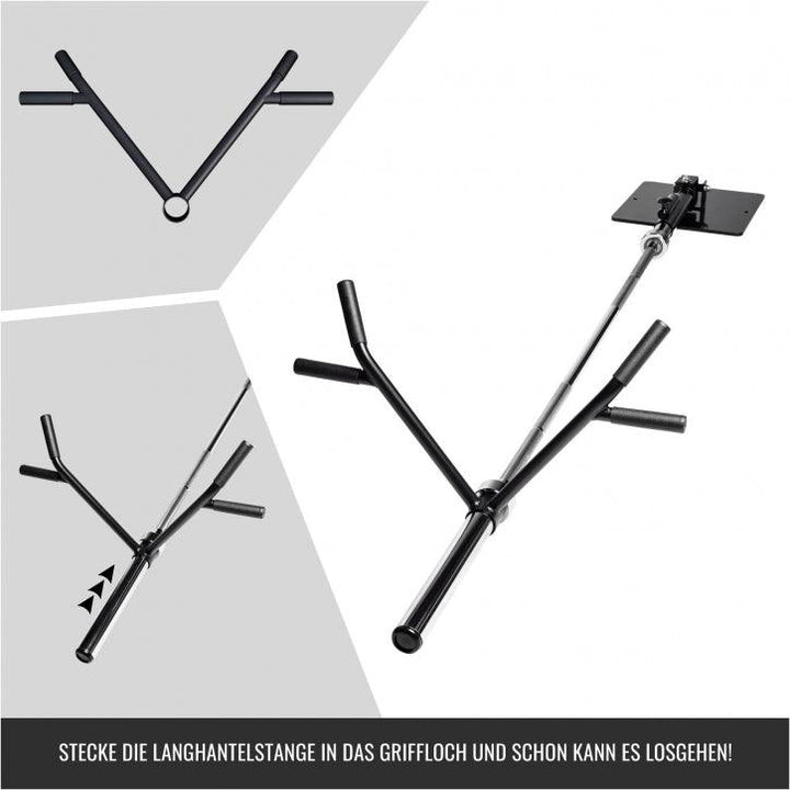 Mâner de canotaj T-Bar Row - Gorilla Sports Ro