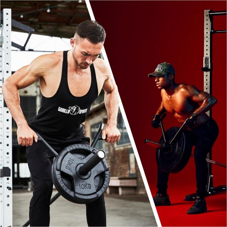 Mâner de canotaj T-Bar Row - Gorilla Sports Ro