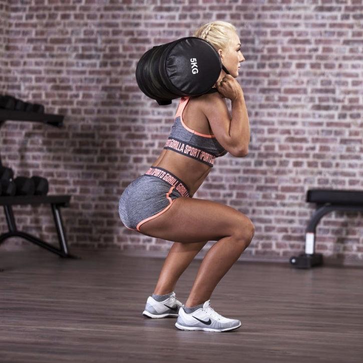 Sac de nisip pentru fitness camuflaj 5-15 kg
