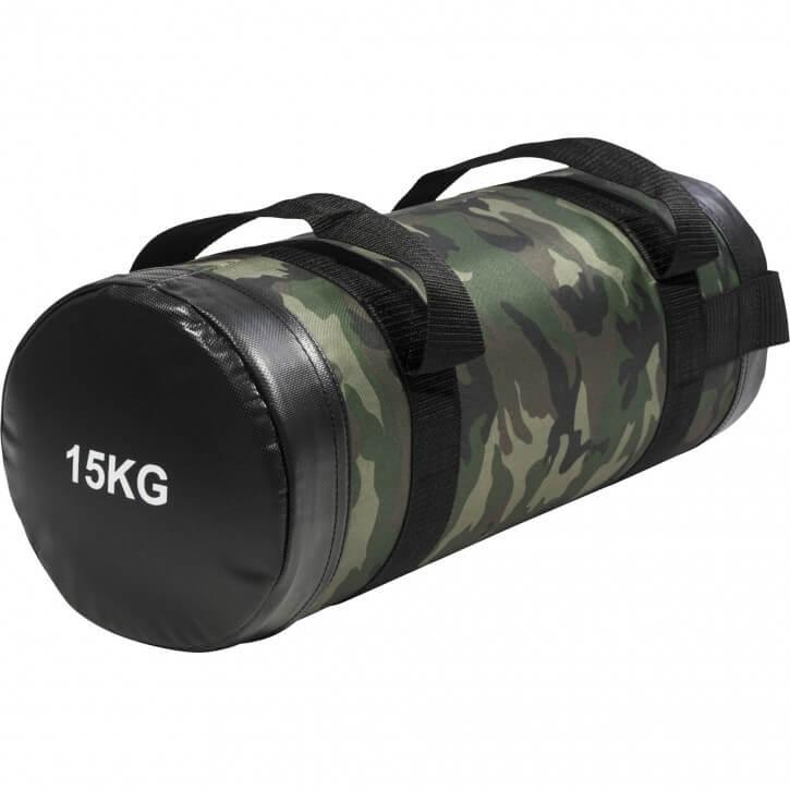Sac de nisip pentru fitness camuflaj 5-15 kg