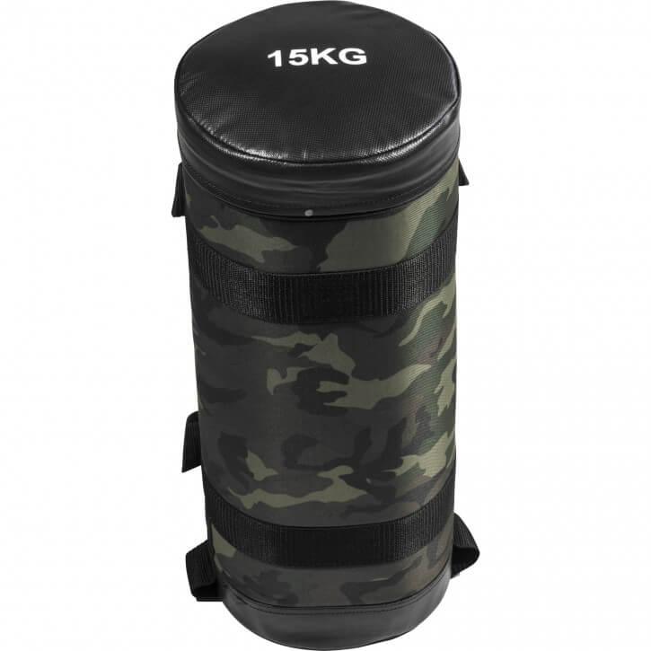 Sac de nisip pentru fitness camuflaj 5-15 kg