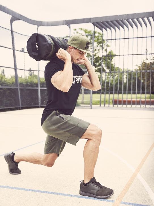 Sac de nisip pentru fitness camuflaj 5-15 kg