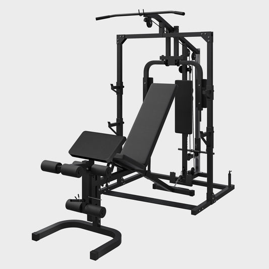 Stație de forță Home Gym incluzând bancă de haltere