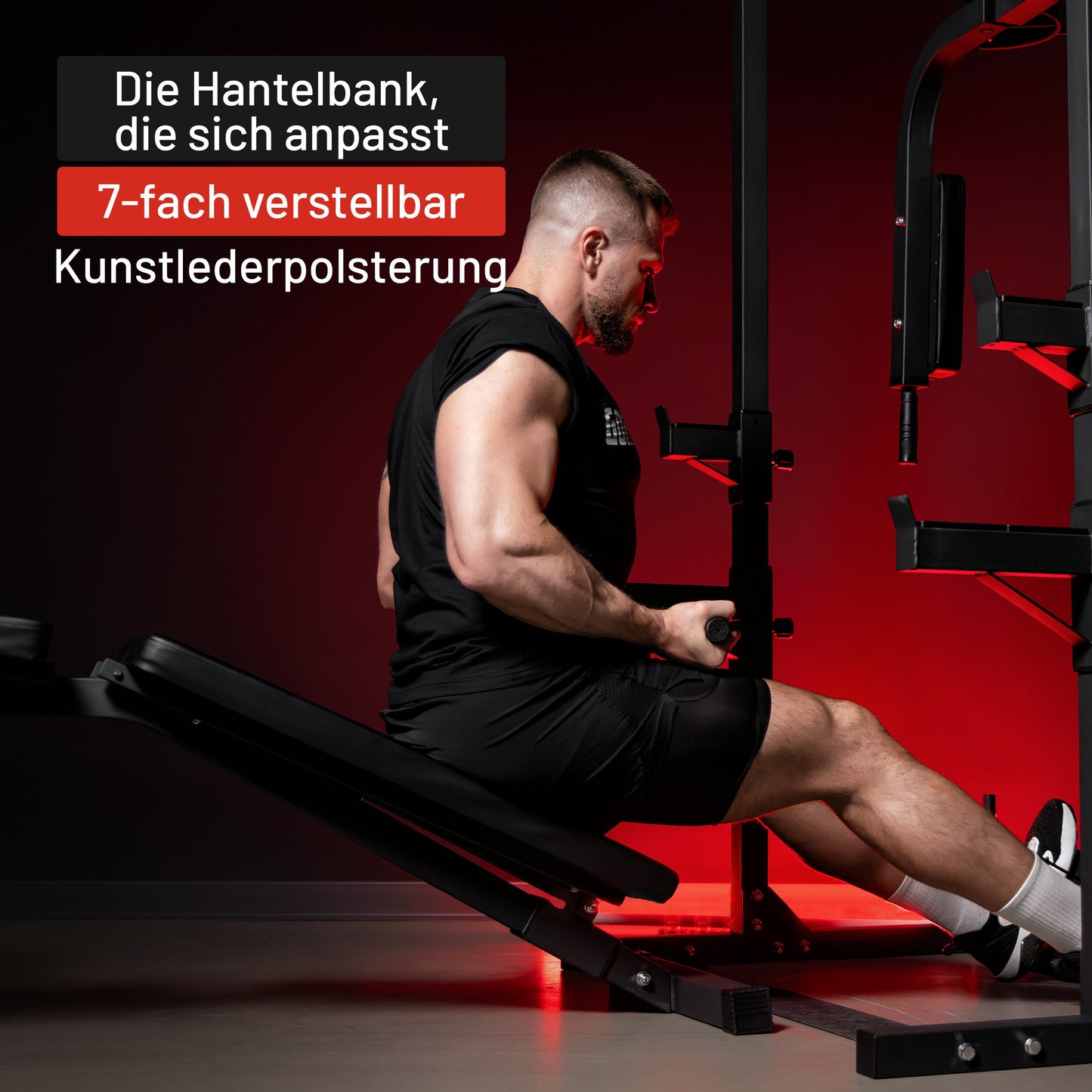 Stație de forță Home Gym incluzând bancă de haltere