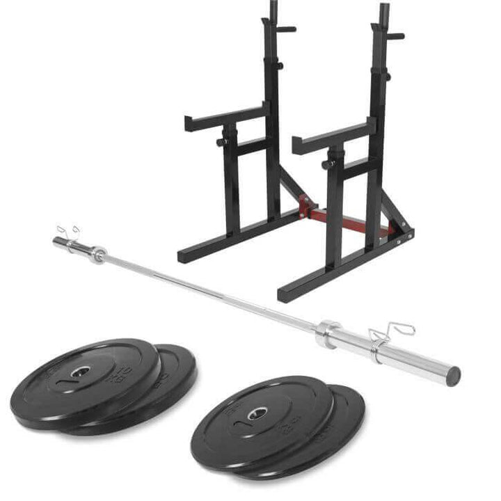 Squat Rack cu bara pentru piept si greutati - Gorilla Sports Ro