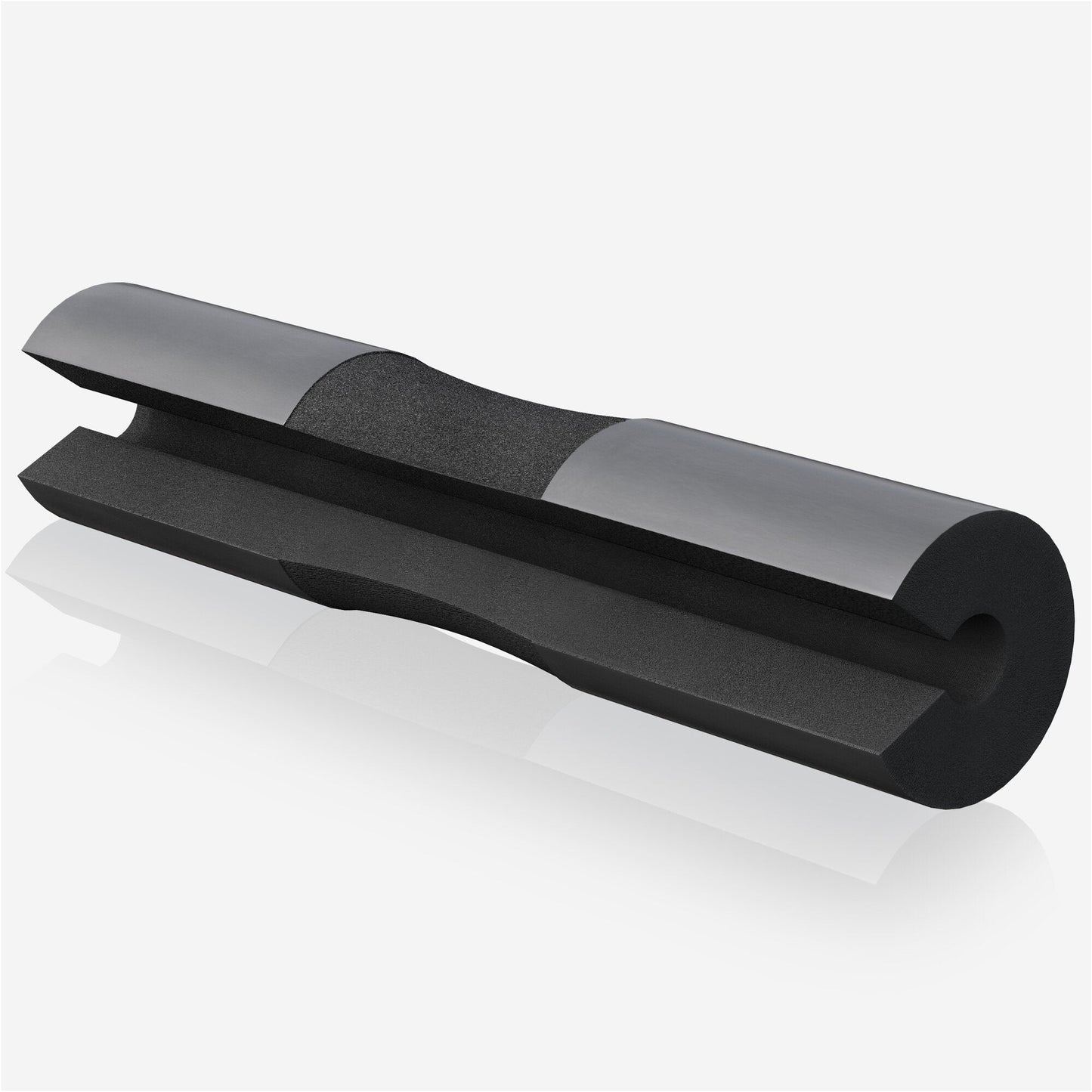 Perna pentru gât pentru halteră, 45 cm, cu curea de fixare