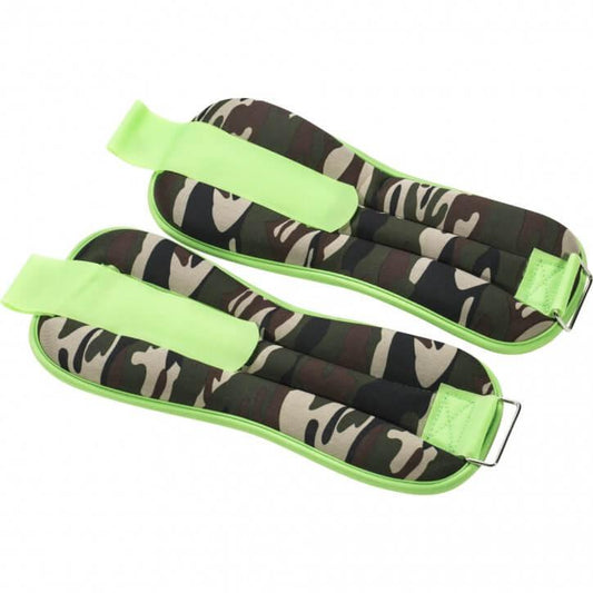 Manșete profesionale cu greutăți, camuflaj, 1-4 kg