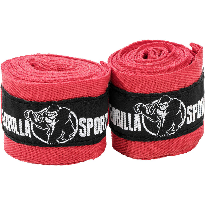 Bandaje de box 255 cm negru, albastru, roșu - Gorilla Sports Ro
