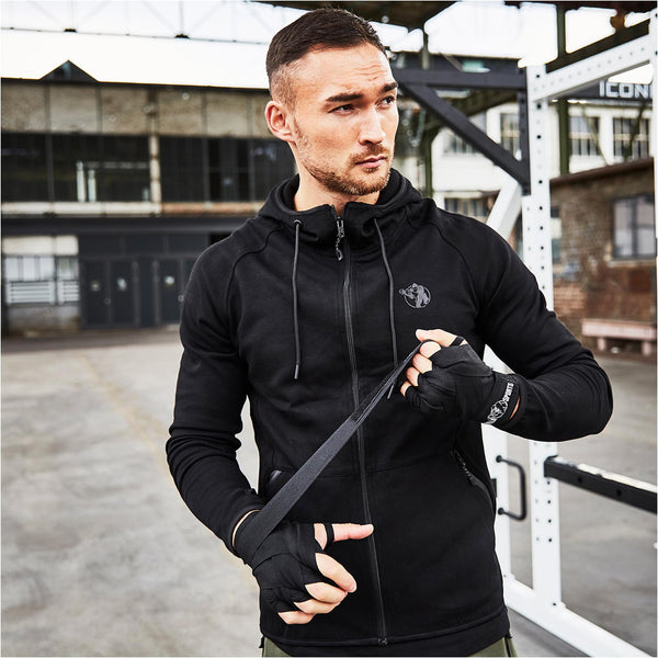 Bandaje de box 255 cm negru, albastru, roșu - Gorilla Sports Ro