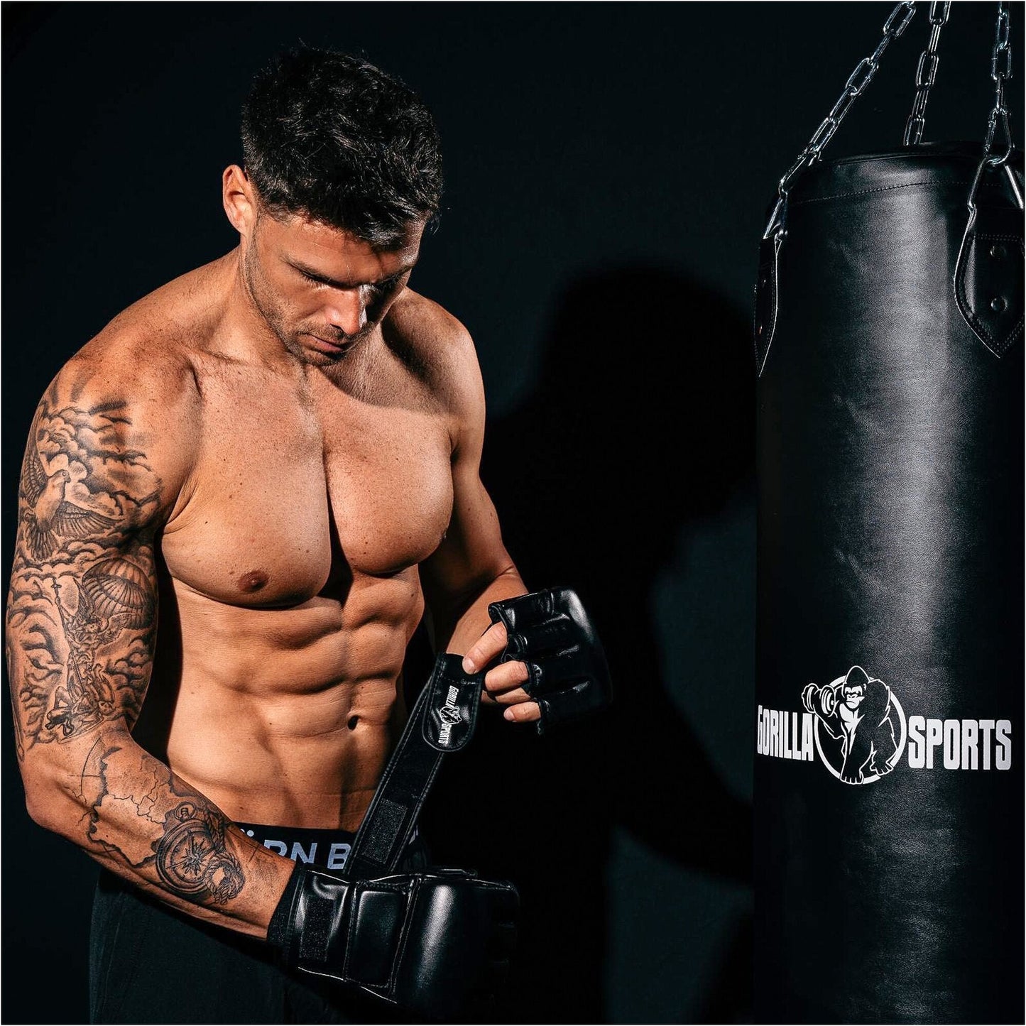 Mănuși de box MMA negre