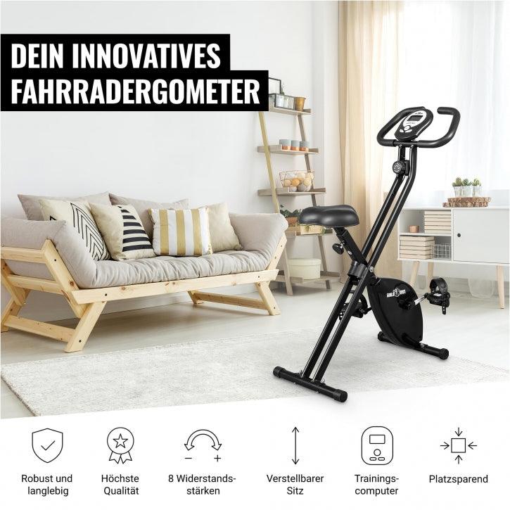 Bicicletă de exerciții X-Frame pliabilă