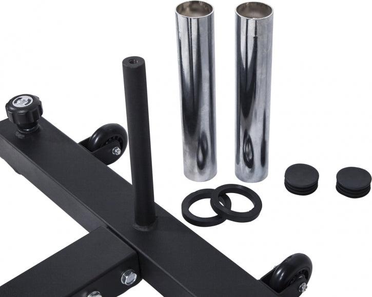 Rack pentru genuflexiuni incluzând set de haltere olimpice profesionale de 140 kg