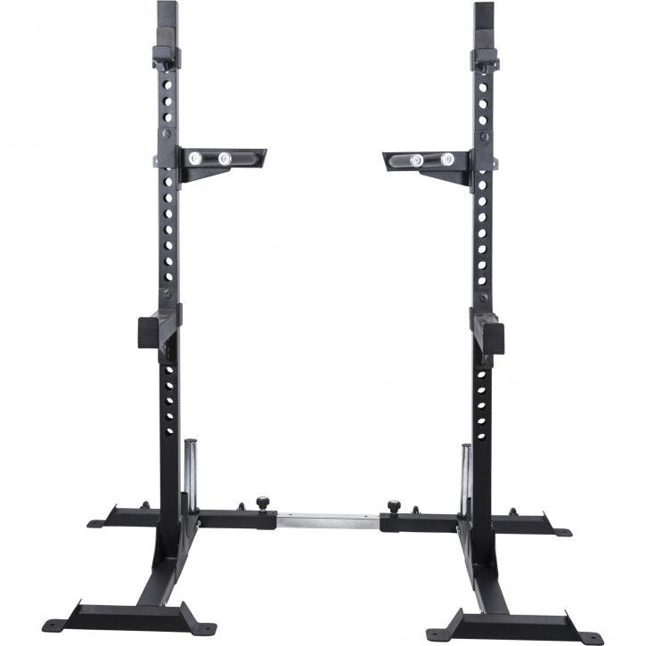 Rack pentru genuflexiuni incluzând set de haltere olimpice profesionale de 140 kg