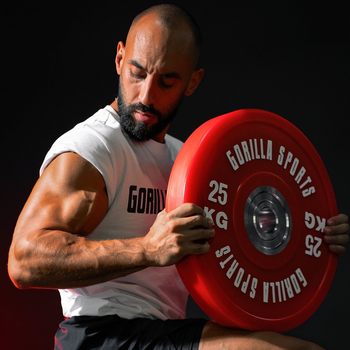 Discuri de cauciuc Bumper Plates Olympia PRO 5 - 25 kg