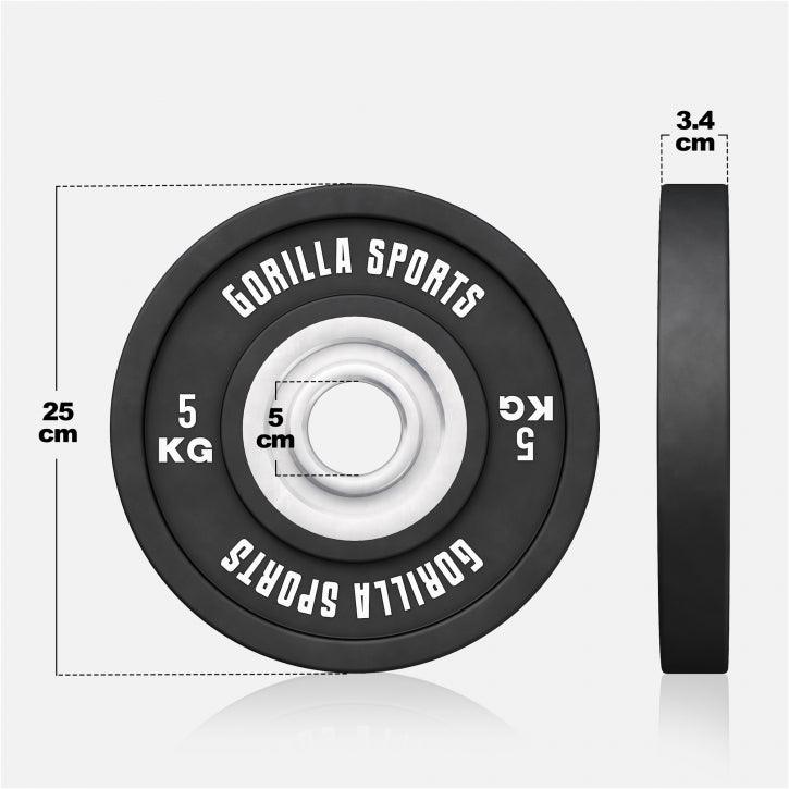 Discuri de cauciuc Bumper Plates Olympia PRO 5 - 25 kg