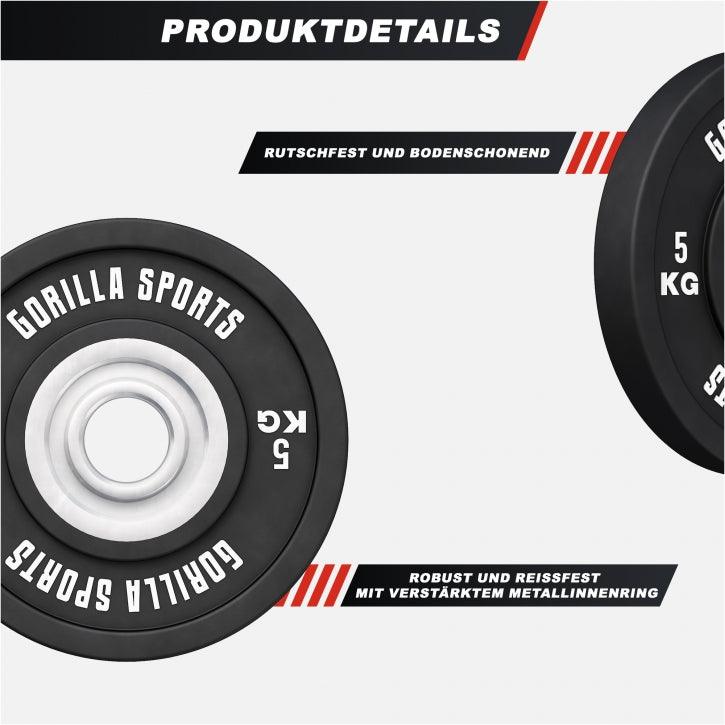 Discuri de cauciuc Bumper Plates Olympia PRO 5 - 25 kg