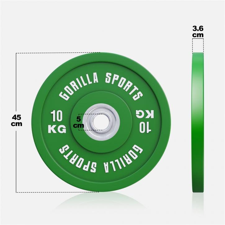 Discuri de cauciuc Bumper Plates Olympia PRO 5 - 25 kg