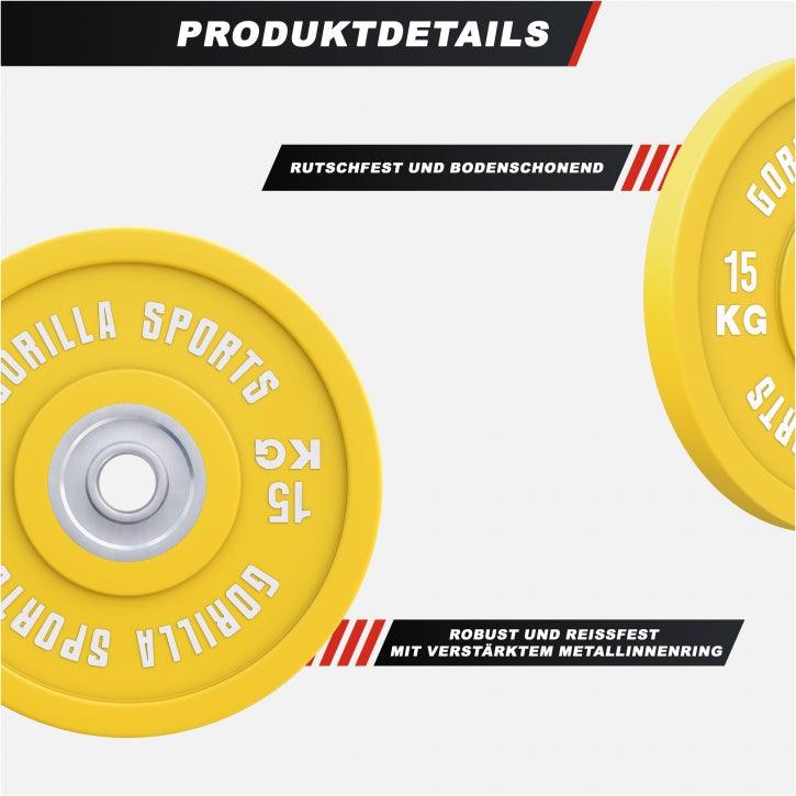 Discuri de cauciuc Bumper Plates Olympia PRO 5 - 25 kg