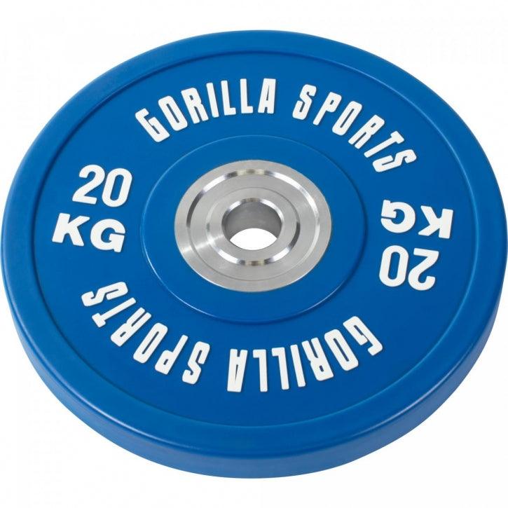 Set de haltere cu discuri de protecție Olympia PRO 140 kg